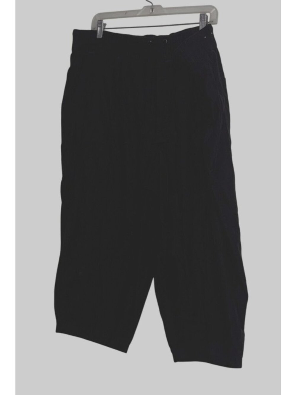 Lane Bryant Black Cropped Pants 22/24 Cotton Spandex Womens Plus Size